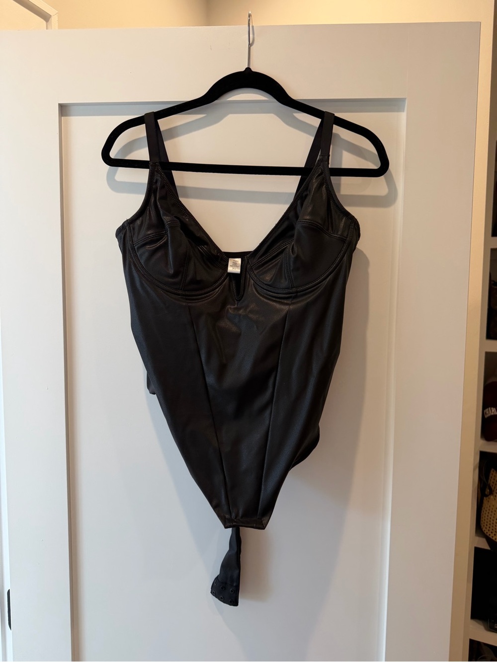 Sleek Black Shapewear Bodysuit